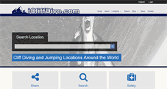 Desktop Screenshot of icliffdive.com